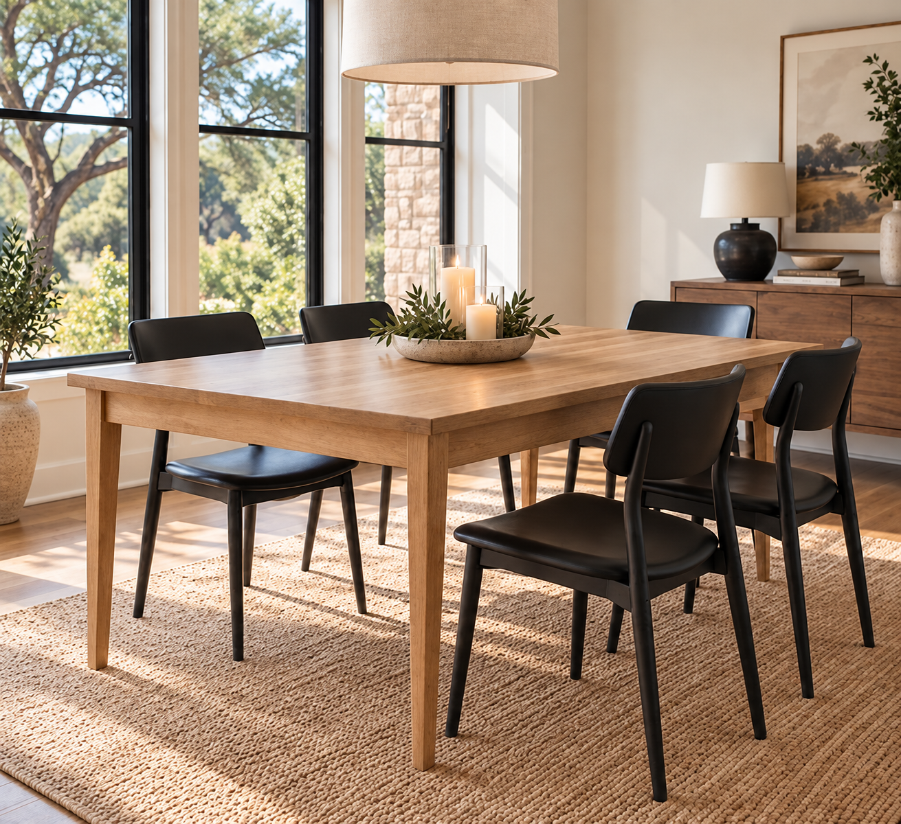 The Colorado semi-custom dining table